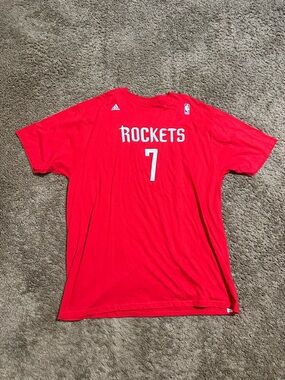 Vintage NBA Adidas Houston Rockets “Jeremy Lin” shirt 00s size 2XL
